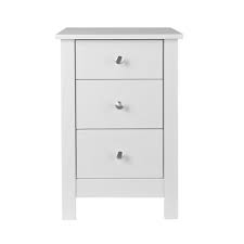 Check spelling or type a new query. Ashton White 3 Drawer Bedside Cabinet Flat Pack Bedroom Furniture
