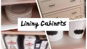 Fresh, minty drawers (and a matching range hood!) in a kitchen from decor8. How To Line Drawers And Cabinets Lining Cabinets Youtube