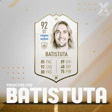 Ciclul fifa 20 se apropie de sfârșit, iar gamerii de abia așteaptă să vadă cuc e noutăți vor veni cei de la ea și mai ales. Fifa 20 Prediction Icon Gabriel Omar Batistuta Futxfan The Future Is Now