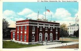 Thomasville Georgia 1914 Post Office Thomas County Court House Vintage Postcard Vintage Postcard Postcard Post Office