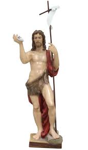 La statua di san giovanni battista, patrono di angri (salerno), è il più antico esempio di scultura lignea presente nell'agro. Statua San Giovanni Battista Cm 130 Vtr Statue Vendita Online Semprini Arredi Sacri