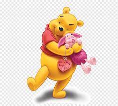 Winnie the pooh holding flowers. Winnie The Pooh Piglet Tigger Winnie The Pooh Eeyore Elvis Flower Cartoon Toy Png Pngwing