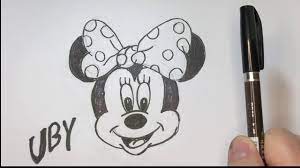 Disegni a matita disney facili. Come Disegnare Minnie Mouse Tutorial Youtube