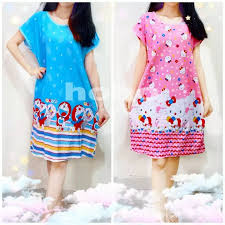 Klasifikasi dress anak perempuan berdasarkan bentuknya. Hoho A425 Daster Jumbo Wanita Dewasa Spandek Korea Baju Tidur Kaos Cewek Lazada Indonesia