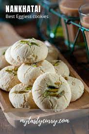 Nankhatai Eggless Cookies Indian Cookies Recipes Food