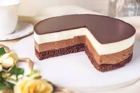 Entremets Aux Trois Chocolats Gateau Trois Chocolat Entremet Facile Recette Dessert
