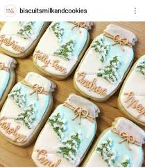 Mason Jar Cookies Winter Scene Mason Jar Cookies Christmas Sugar Cookies Cookies Recipes Christmas