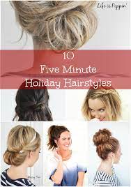 10 Five Minute Holiday Hairstyles Holiday Hairstyles Easy Holiday Hairstyles Hair Styles