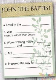 Primary 7 Lesson 3 John The Baptist Prepared The Way For Jesus Christ Rachael S Booknook John The Baptist Bible Lessons Bible Study For Kids