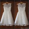 Off Shoulder White Dress For Kids