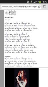 Mercedes Benz Guitar Tabs Songs Ukulele Songs Ukulele Chords Songs