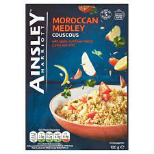 Check spelling or type a new query. Ainsley Harriott Couscous Moroccan Medley 100g Tesco Groceries