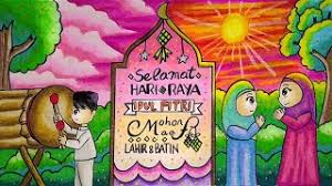 Download gambar masjid anak tk mewarnai gambar masjid untuk anak tkjpg downloaded 1054 times 20 kb. Cara Menggambar Dan Mewarnai Tema Hari Raya Idul Fitri Lebaran Cute766