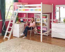 maxtrix high study loft kids loft beds girls loft bed bed with desk underneath