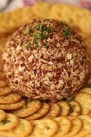 Ham And Cheddar Cheese Ball Recipe The Carefree Kitchen Cheese Ball Recipes Cheddar Cheese Ball Recipes Cheddar Cheese Ball Spoon over the goat cheese topped bruschetta.