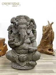Steinfiguren vom profi für ihre gartengestaltung. Steinfigur Fur Den Garten Ganesha Hinduismus Buddhismusgartenfigurenkaufen De