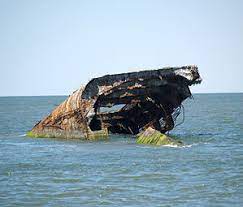 The mystery is tied to an experimental wwi concrete fighter ship that was towed to the area in 1926 with the intention of sinking the ship to protect the entrance to the newly built cape may canal. Ss Atlantus Wikipedia