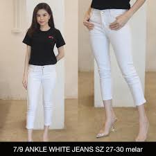 Celana jeans panjang wanita levis model skinny pensil melar mulur stretch denim cewek perempuan dewasa ladies warna putih white jins clana casual. Celana Jeans Putih Harga Terbaik Denim Pakaian Wanita Agustus 2021 Shopee Indonesia