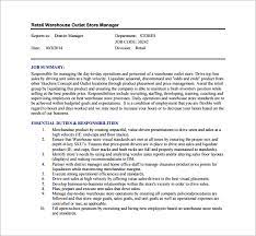 The retail manager will direct restocking efforts, the floor merchandising plan, as well as conduct hiring, scheduling and training. 11 Store Manager Job Description Templates Free Sample Example Format Download Free Premium Templates