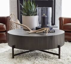 Take this round coffee table for example: Fargo 40 Round Reclaimed Wood Coffee Table Pottery Barn