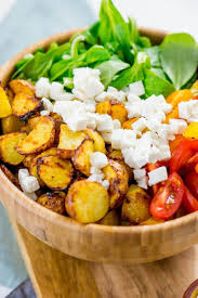 Geniales Rezept Fur Honig Senf Rostkartoffeln Als Leckerer Salat Mit Feta Rezept Leckere Salate Gesunde Rezepte Feta Salat