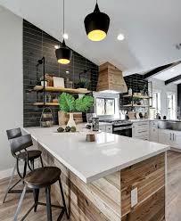 open concept kitchen and living room