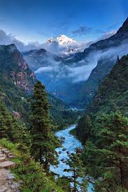 Chaine De L Hymalaya Nepal Campingandhiking Camping And Hiking Adventure Nature Photography Beautiful Nature Beautiful Landscapes