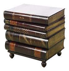 Maitland smith vintage books coffee table. Maitland Smith Stacked Leather Books End Table On Chairish Com Stack Of Books Table Living Room Decor Gray