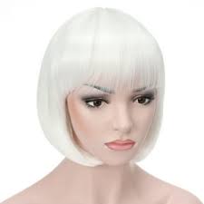 White Bob Wig