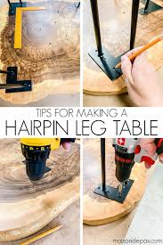There's nothing quite like having a new white rug and nowhere to comfortably rest a glass of red wine that will motivate you to whip up a new piece of furniture! Diy Hairpin Leg Coffee Table Maison De Pax