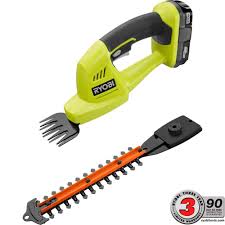 I think it is part of my nature to be skeptical at first when there is a new idea thrown my way. Ryobi One 18v Cordless Battery Grass Shear And Shrubber Trimmer With 1 3 Ah Battery And Charger P2910 The Home Depot Ryobi Ryobi Tools Hedge Trimmers
