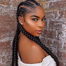 (psssst…our list of ideas below is the perfect place to start part the next section of hair that you want to cornrow right next to the first cornrow and repeat all the aforementioned steps until all of your hair. Simple And Elegant Beautiful Cornrows Lovely Make Up Braids For Black Hair Cornrow Hairstyles Hair Styles