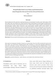 Isu perkauman di media sosial semakin berleluasa namun ia dilakukan oleh individu yang menyalahgunakan medium itu dengan mencipta akaun palsu bagi mencetuskan perbalahan. Pdf Mengembangkan Model Literasi Media Yang Berkebhinnekaan Dalam Menganalisis Informasi Berita Palsu Hoax Di Media Sosial
