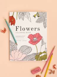 The flowing long unicorn hair is tucked behind the unicorn's ear with a single daisy flower. Flowers Coloring Book The House That Lars Built