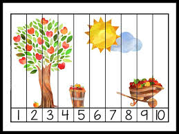 Aug 04, 2017 · these free printable number puzzles for kindergarten are a fun way for children to work on number sense as they count to 20. Free Counting 1 10 Apple Puzzle Strip Printable The Art Kit