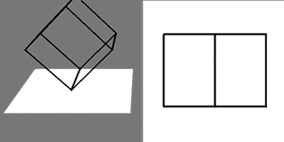Cross Sections Cube Illustration Fall