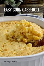 Corn Souffle Recipe Easy Corn Casserole The Hungry Bluebird Recipe Corn Souffle Souffle Recipes Easy Corn Casserole