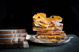 Top with rest of ham, cheddar cheese and remaining bread. Epic Sourdough Grilled Ham And Cheese Sandwich What To Cook Today