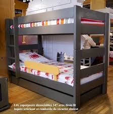 lits superposes enfants dissociables dominique 149 cm mathy by bols bunk beds bed triple bunk