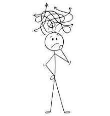 Cartoon Of Confused Man Or Businessman Vector Stick Figure Drawing Stick Figures Cartoon Clip Art