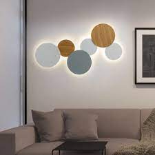 Indoor Led Wall Lamp Living Room Decoration Wall Light Home Lighting Fixture Loft Stair Light Roun Wall Lamps Living Room Lamps Living Room Wall Lights Bedroom
