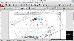The number of degrees to rotate an image. Rotar Imagenes En La Suite Ofimatica Libreoffice