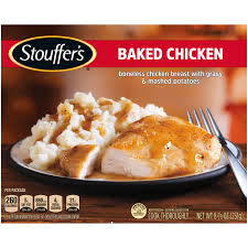 Shake flour in oven bag; Baked Chicken Frozen Meal Official Stouffer S