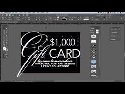 Maybe you would like to learn more about one of these? Script Text Gold Foil Gift Card Template Indesign Tutorial By Designfullytemplates Com Youtube