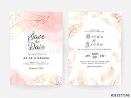 Set Of Cards With Line Art Floral Decoration Wedding Invitation In 2020 Elegant Wedding Invitation Card Wedding Invitation Templates Wedding Invitation Card Template