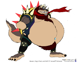 I decided to do something for those fans of this character from the starfox series.so. Vortorious The Big Bad Wolf On Twitter My Contribution To Bowser Day A Fusion Of Bowser King K Rool And Wolf O Donnell Emperor Bruzar I Know I Posted Pics Of Him