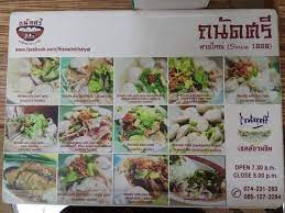 Beef Noodles Blue And Pork Noodles Brown Picture Of Thanadsri Hatyai Hat Yai Tripadvisor