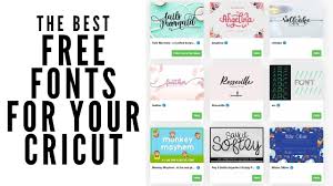 Shop our complete selection of cricut machines, including cricut maker and cricut explore air, and all of the cricut accessories you need to complete your project, from cutting mats, pens, and blades to cricut infusible ink and hundreds of cutting materials. The Best Free Fonts For Your Cricut Youtube