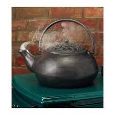 Cast Iron Wood Stove Steamer Kettle Humidifier With 3 Quart Capacity Black Plow Hearth Iron Steamer Cast Iron Kettle Wood Burning Stove