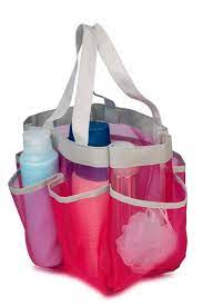 Portable Shower Caddy College Gym Dorm Travel Hanging Bag Mesh Tote Bathroom Bathroom Solutions Shower Accessories Shower Caddy